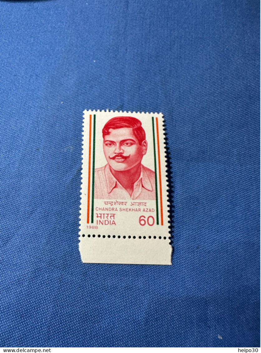 India 1988 Michel 1147 Chandra Shakhar Azad MNH - Nuovi