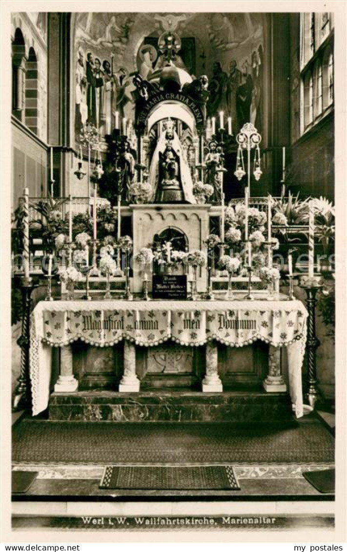 73694137 Werl Westfalen Wallfahrtskirche Marienaltar Werl Westfalen - Werl