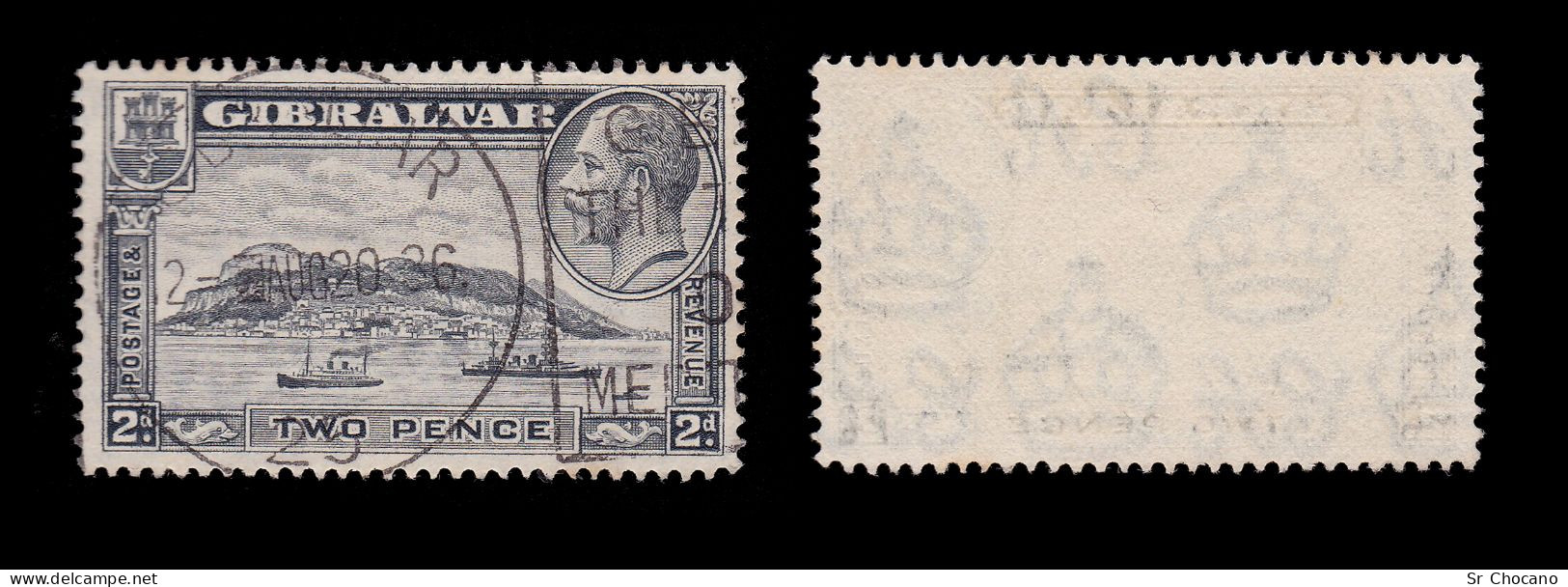 GIBRALTAR STAMP.1932.GV.2d.SG 112.USED.. - Gibraltar