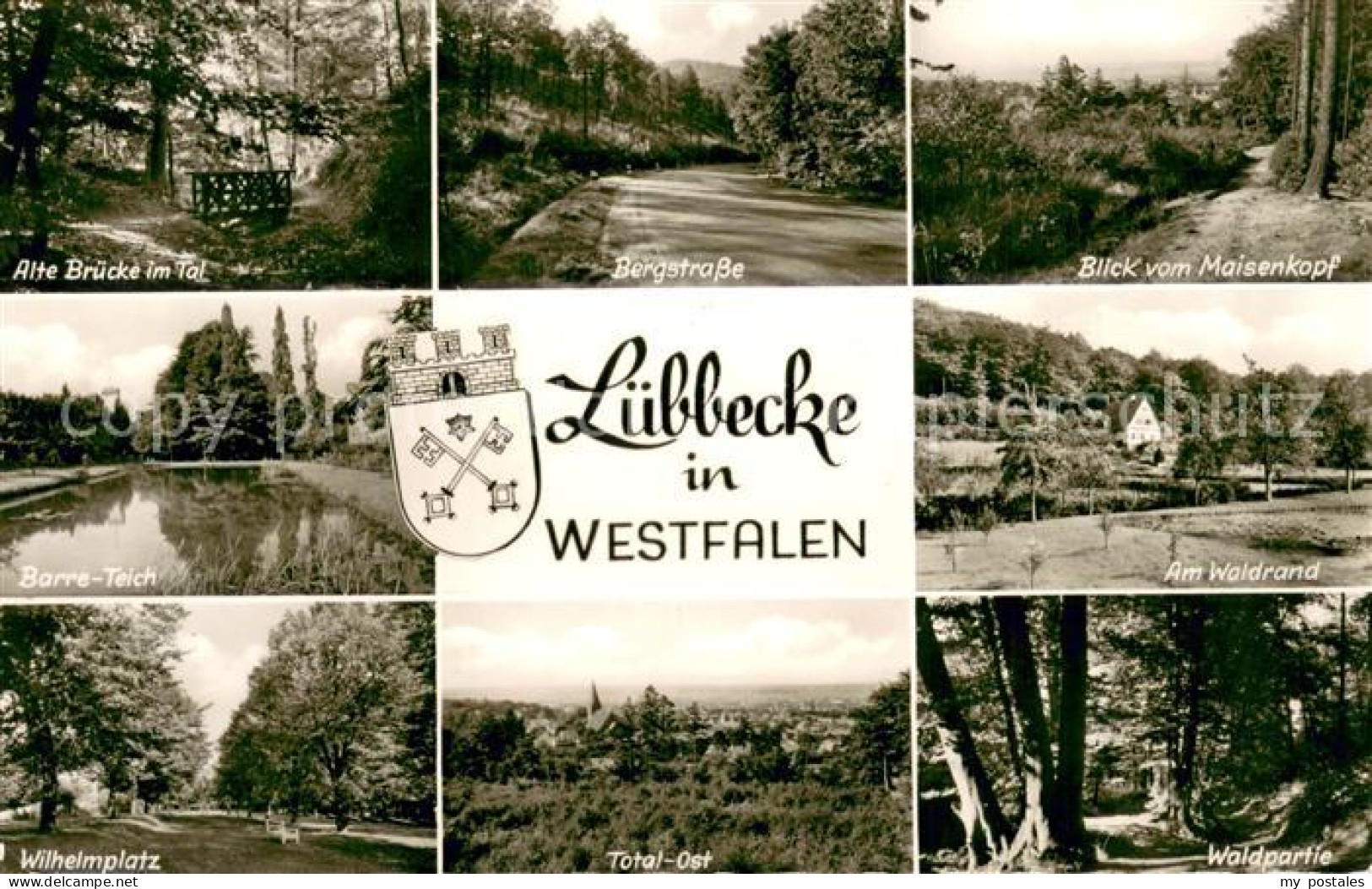 73694038 Luebbecke Westfalen Alte Bruecke Bergstrasse Maisenkopf Barre Teich Wil - Luebbecke