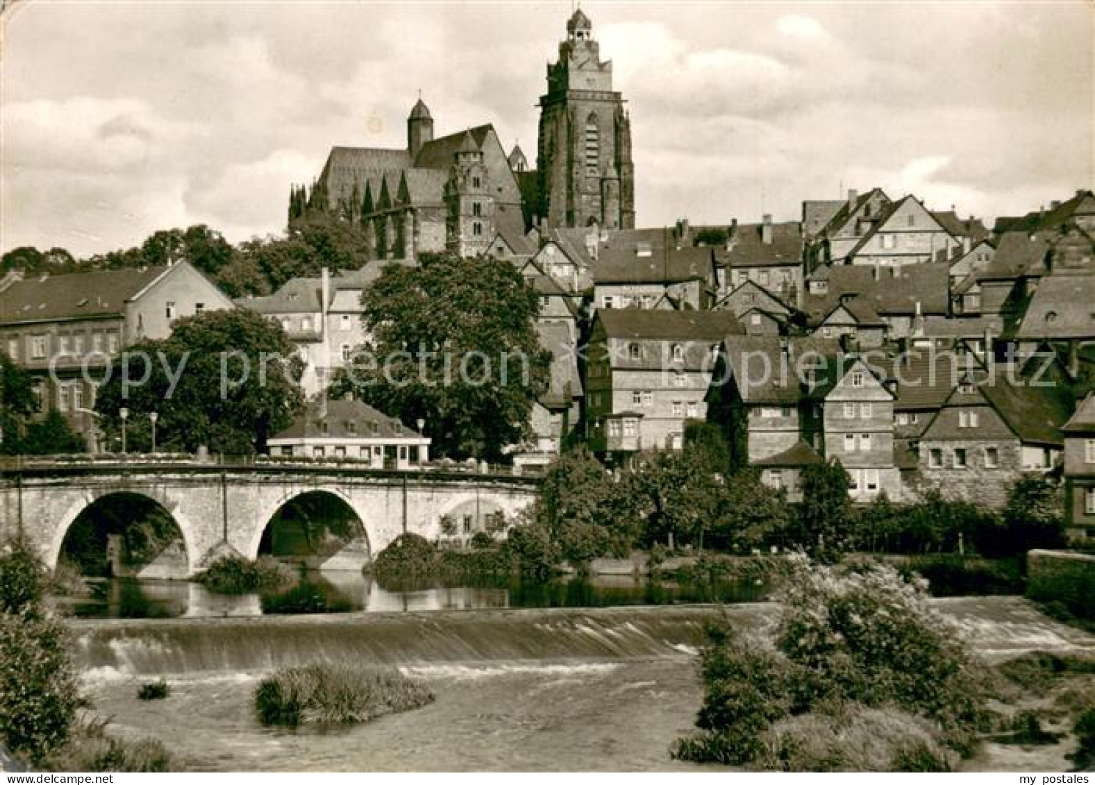 73693919 Wetzlar Alte Lahnbruecke Mit Dom Wetzlar - Wetzlar