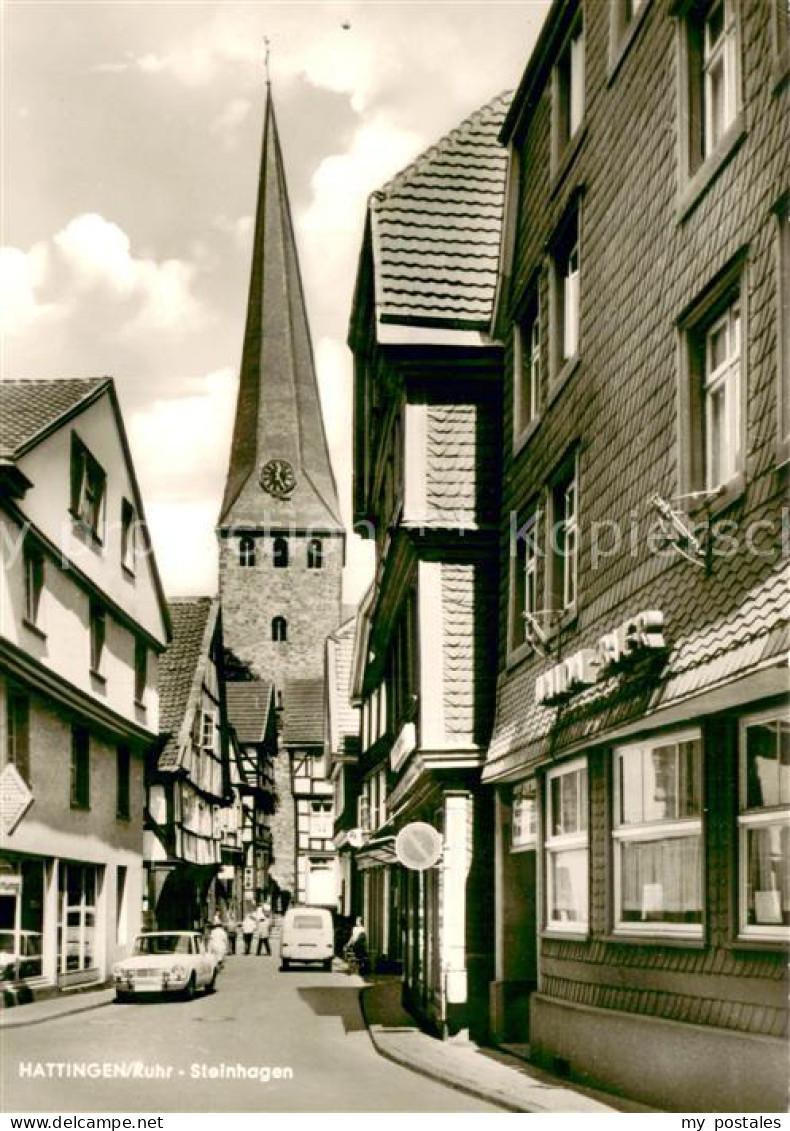 73693888 Hattingen Ruhr Steinhagen Strasse Kirche Hattingen Ruhr - Hattingen