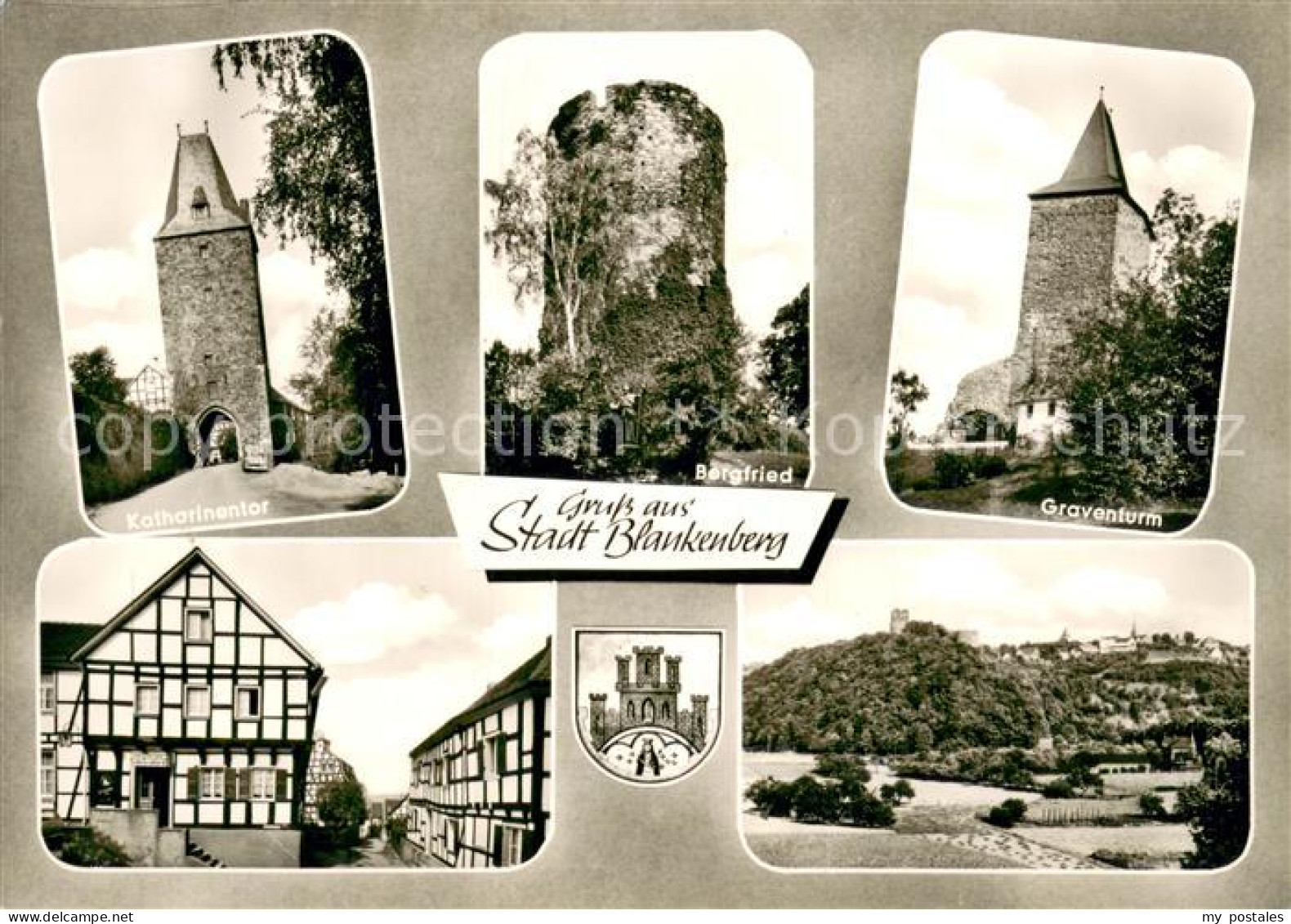 73693835 Blankenberg Sieg Katharinentor Bergfried Graventurm Altstadt Fachwerkha - Hennef