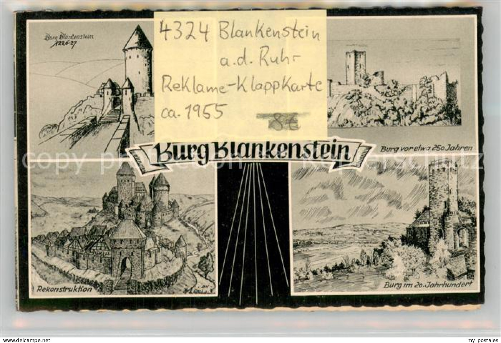 73693829 Blankenstein Ruhr Ansichten Burg Blankenstein In Verschiedenen Jahrhund - Hattingen