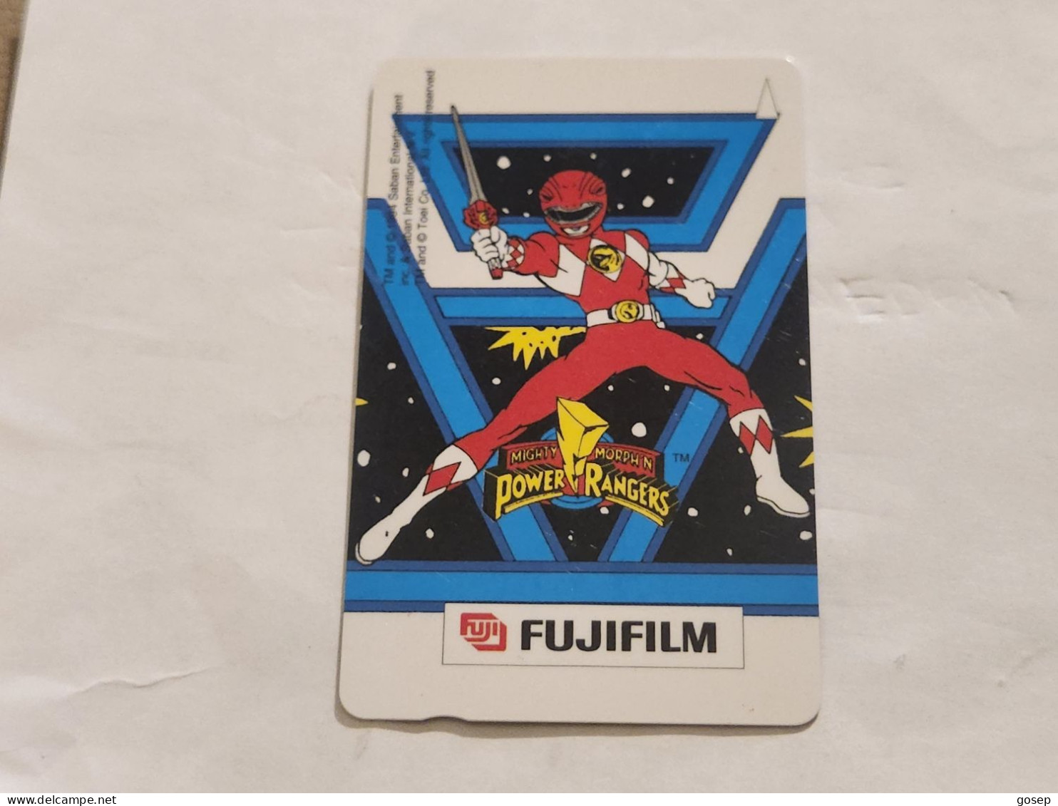 SINGAPORE-(18SFUA)-Power Rangers 1-(284)(18SFUA-051042)($2)(1/1/1994)-used Card+1card Prepiad Free - Singapur