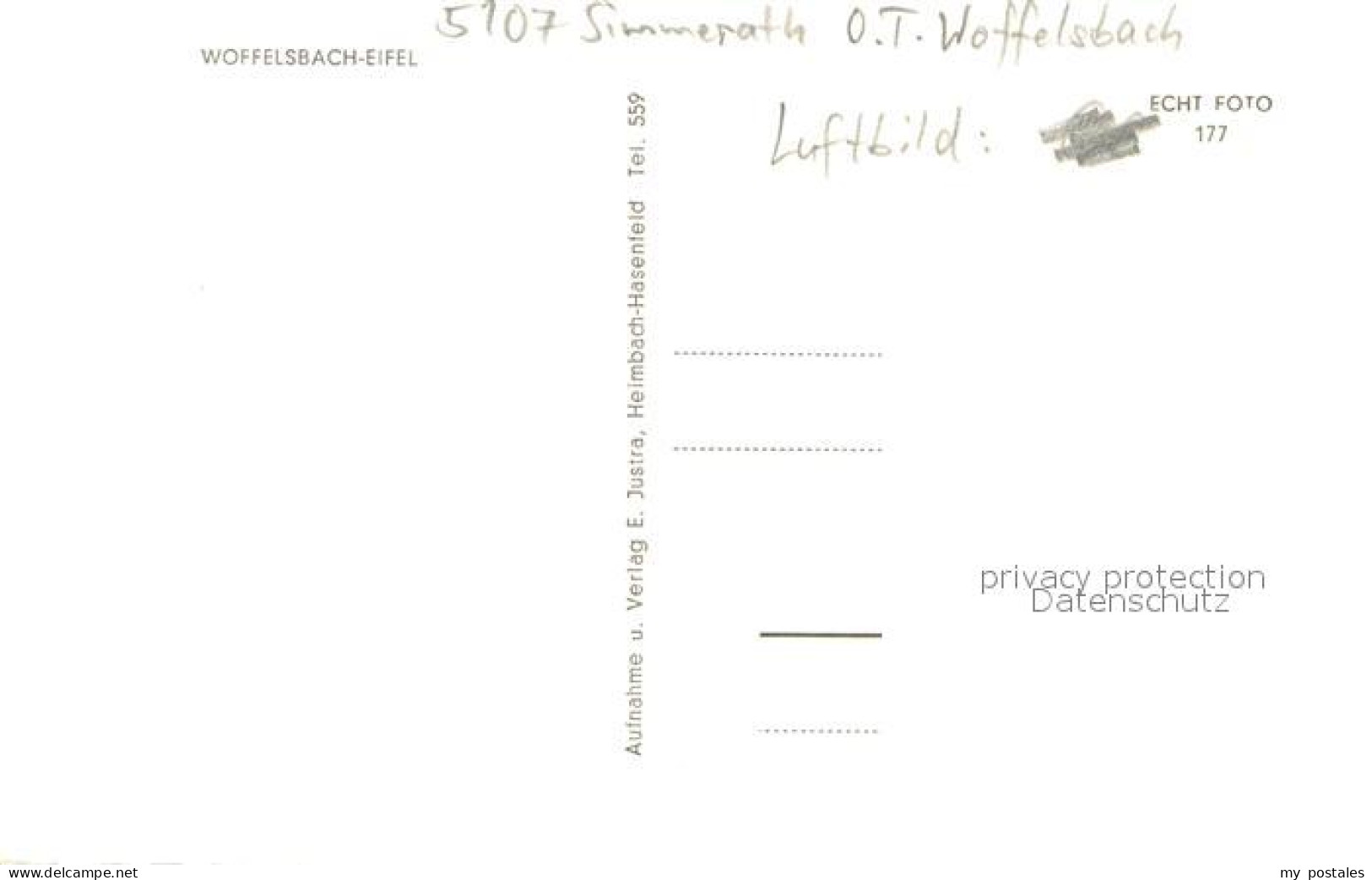 73693740 Simmerath Fliegeraufnahme Woffelsbach Eifel Simmerath - Simmerath