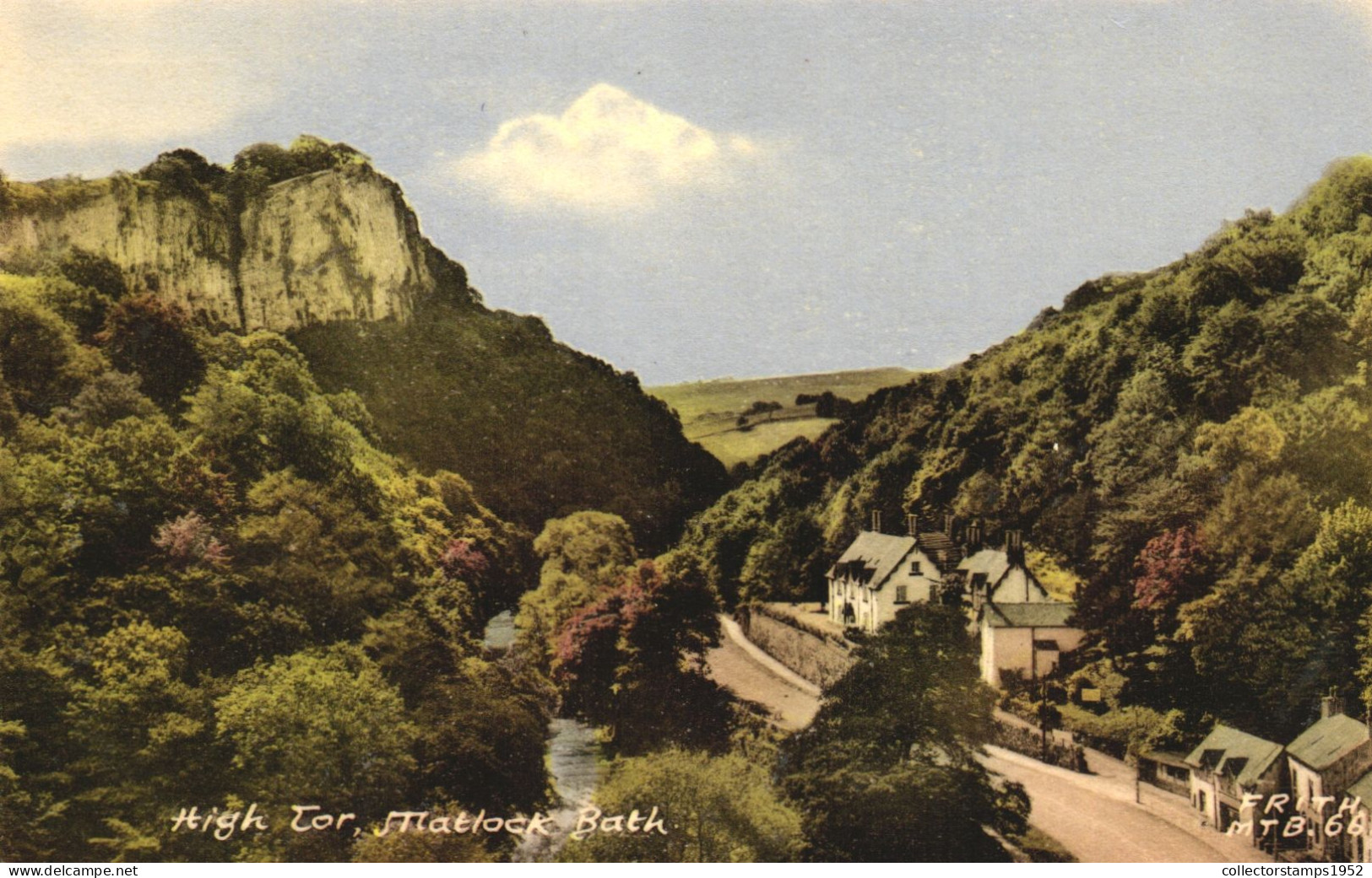 DERBYSHIRE, MATLOCK BATH, ARCHITECTURE, ENGLAND, UNITED KINGDOM, POSTCARD - Derbyshire