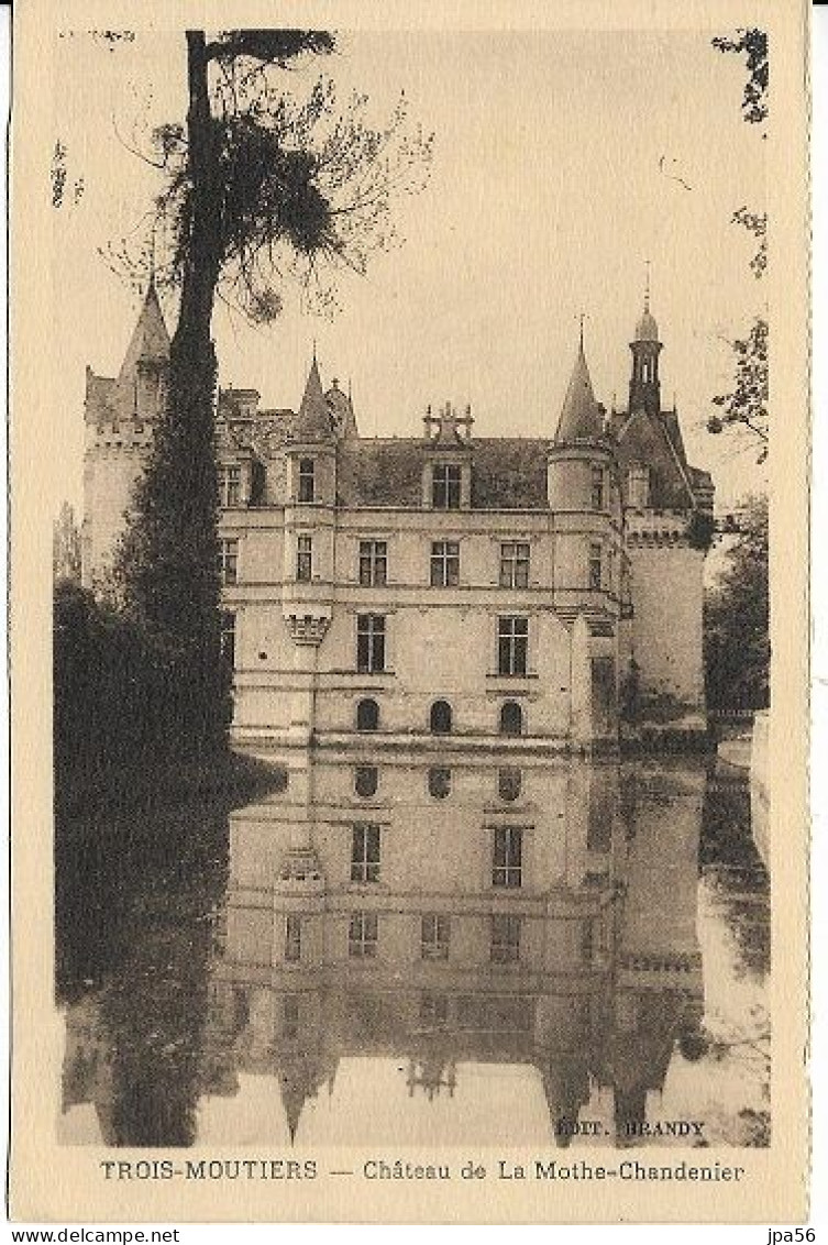 86 - LES TROIS-MOUTIERS - Cpa - Château De Lamothe-Chandenier - - Les Trois Moutiers