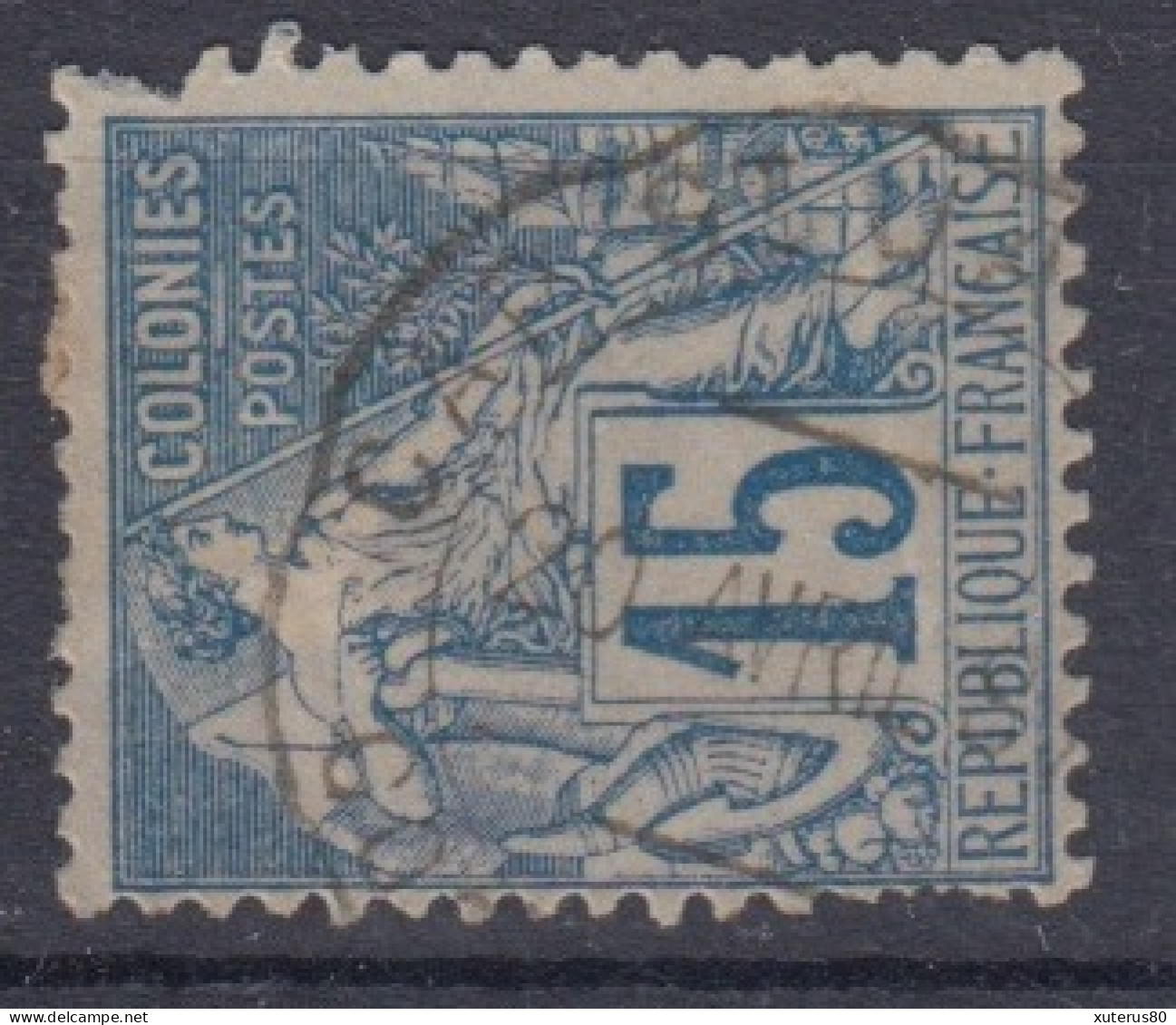 #200 COLONIES GENERALES N° 51 Oblitéré Cachet Ondulé Télégraphique Cap-St-Jacques (Cochinchine)  RARE - Alphée Dubois