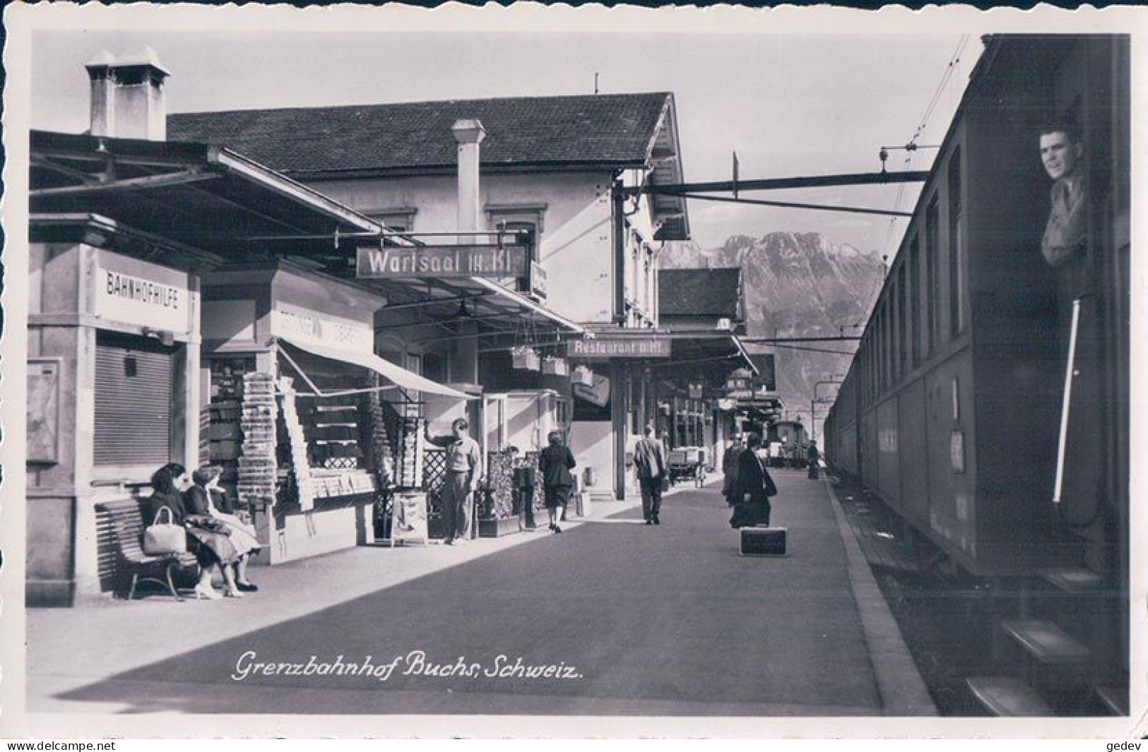 Buchs SG, Grenzbahnhof, Chemin De Fer Train En Gare (691) - Buchs