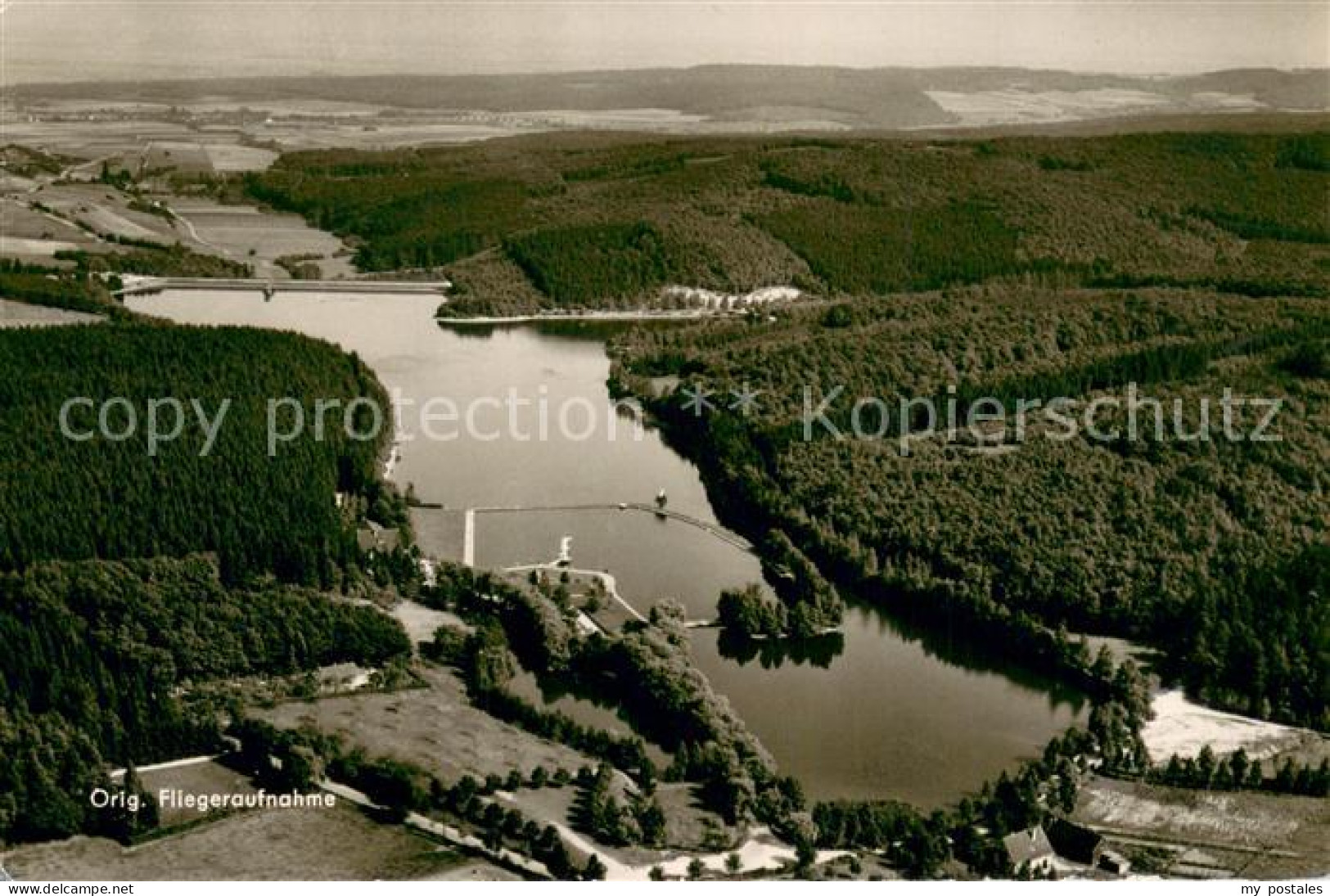 73693554 Kirchheim Euskirchen Fliegeraufnahme Steinbachtalsperre Vordere Eifel K - Euskirchen