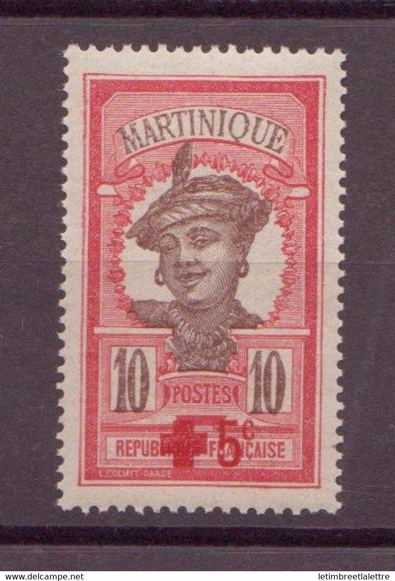 Martinique - YT N° 82 ** - Neuf Sans Charnière - 1915 - Neufs