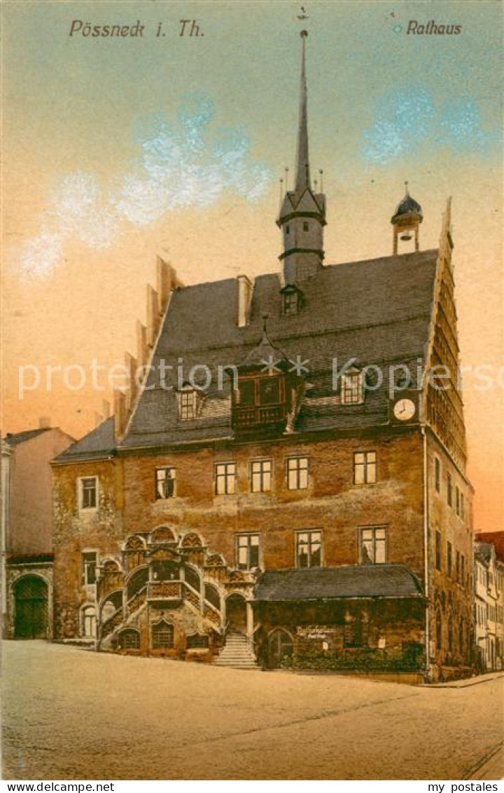 73693394 Poessneck Rathaus Poessneck - Poessneck