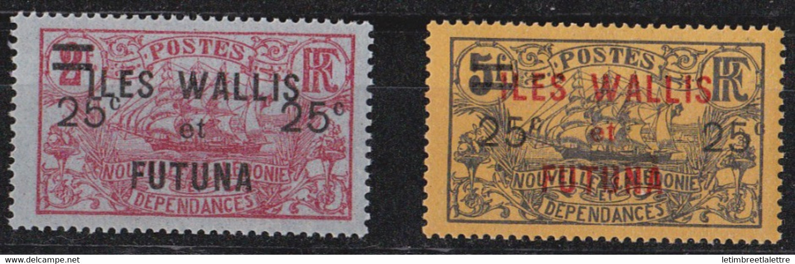 Wallis Et Futuna - YT N° 30 à 31 ** - Neuf Sans Charnière - 1924 / 1927 - Unused Stamps