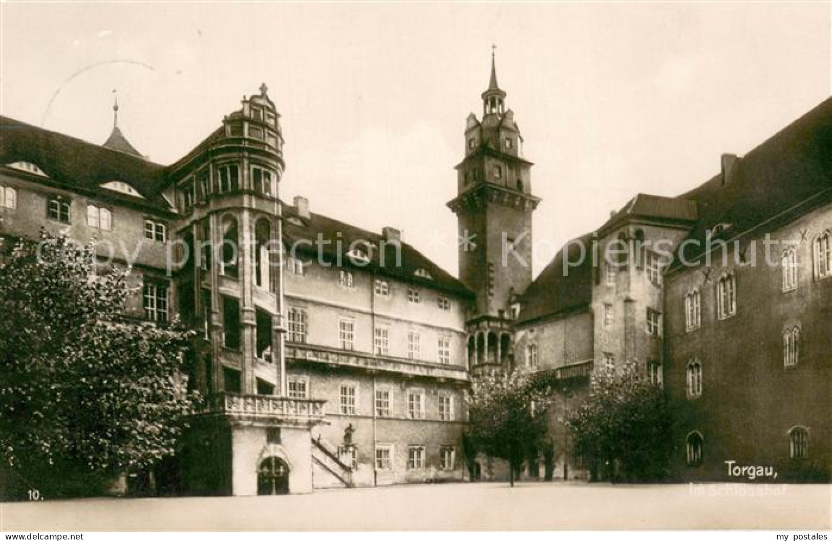 73693353 Torgau Schloss Hartenfels Trinks Postkarte Torgau - Torgau