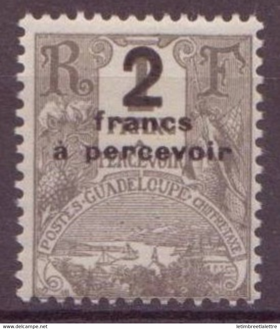 Guadeloupe - Taxe - YT N° 23 ** - Neuf Sans Charnière - 1926 / 1927 - Timbres-taxe