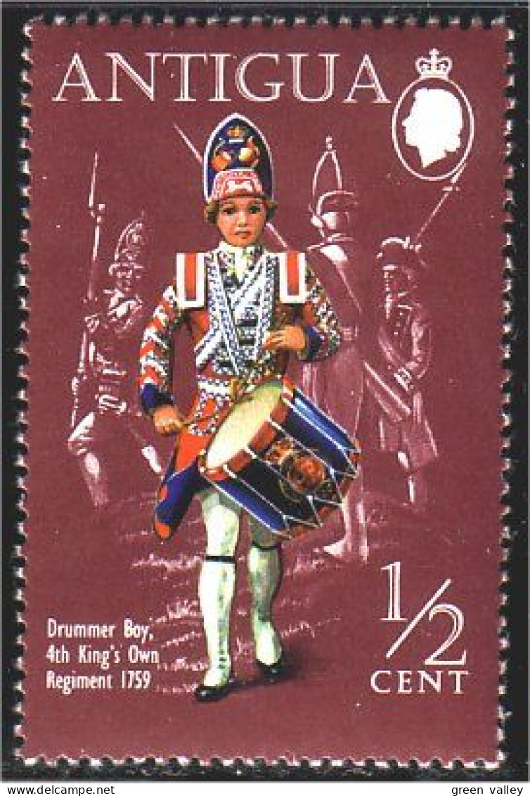 142 Antigua Military Costume Militaire MNH ** Neuf SC (ANT-28a) - 1960-1981 Autonomie Interne