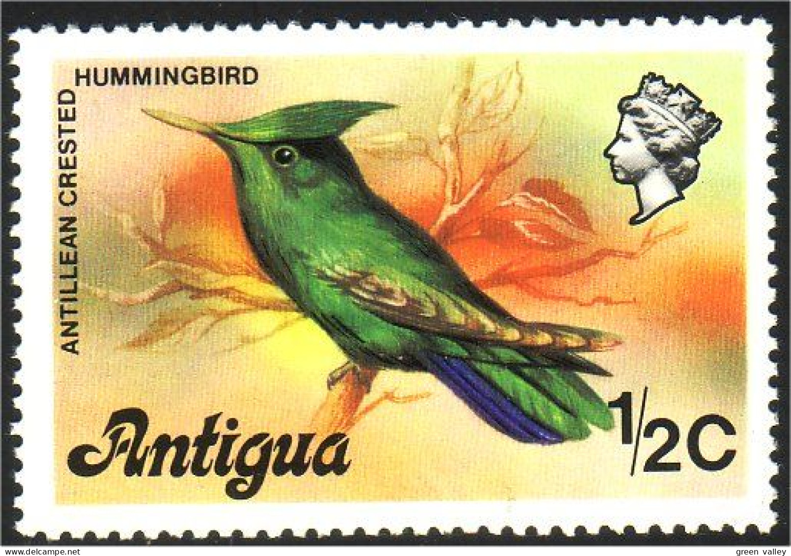 142 Antigua Colibri Hummingbird MNH ** Neuf SC (ANT-23a) - 1960-1981 Autonomie Interne
