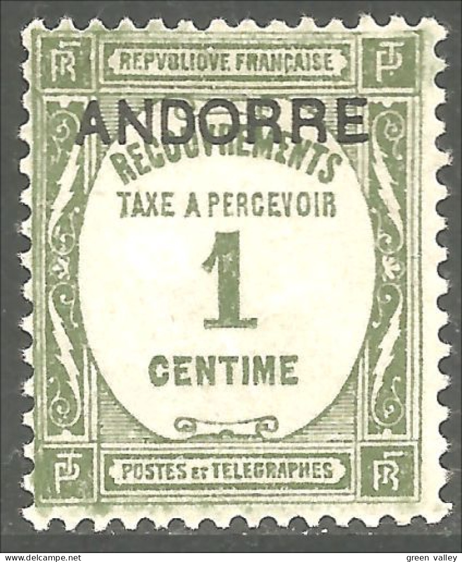 140 Andorre Taxe 1931 MH * Neuf(ANF-317) - Nuovi