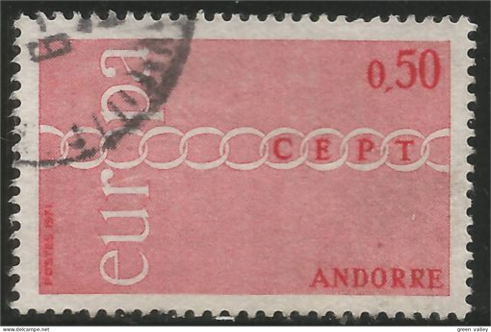 140 Andorre 1971 Europa Yv 212 (ANF-162) - Oblitérés
