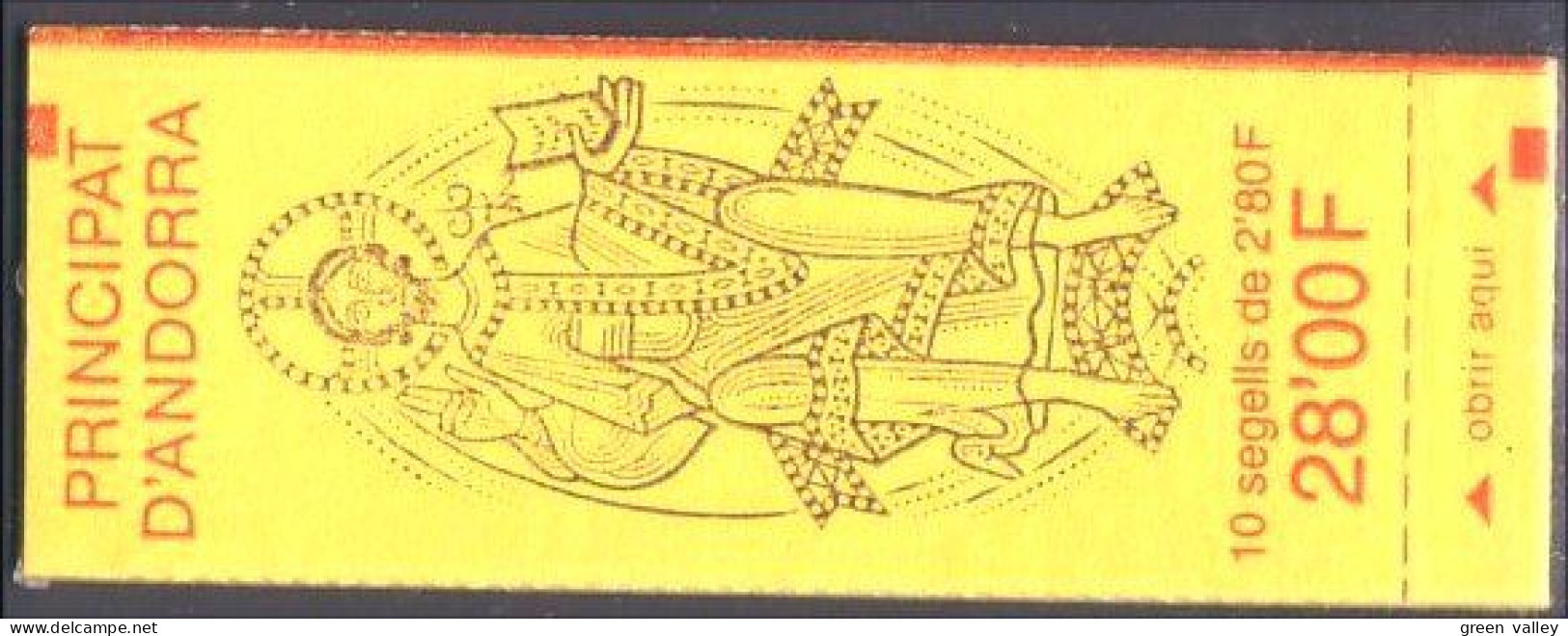 140 Andorre Carnet 28.00 F CA5 MNH ** Neuf SC (ANF-117) - Postzegelboekjes