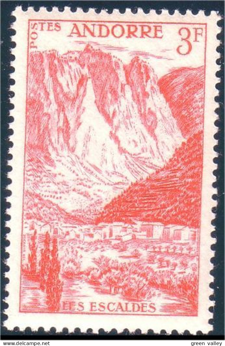 140 Andorre 3F Les Escales MNH ** Neuf SC (ANF-89) - Ungebraucht