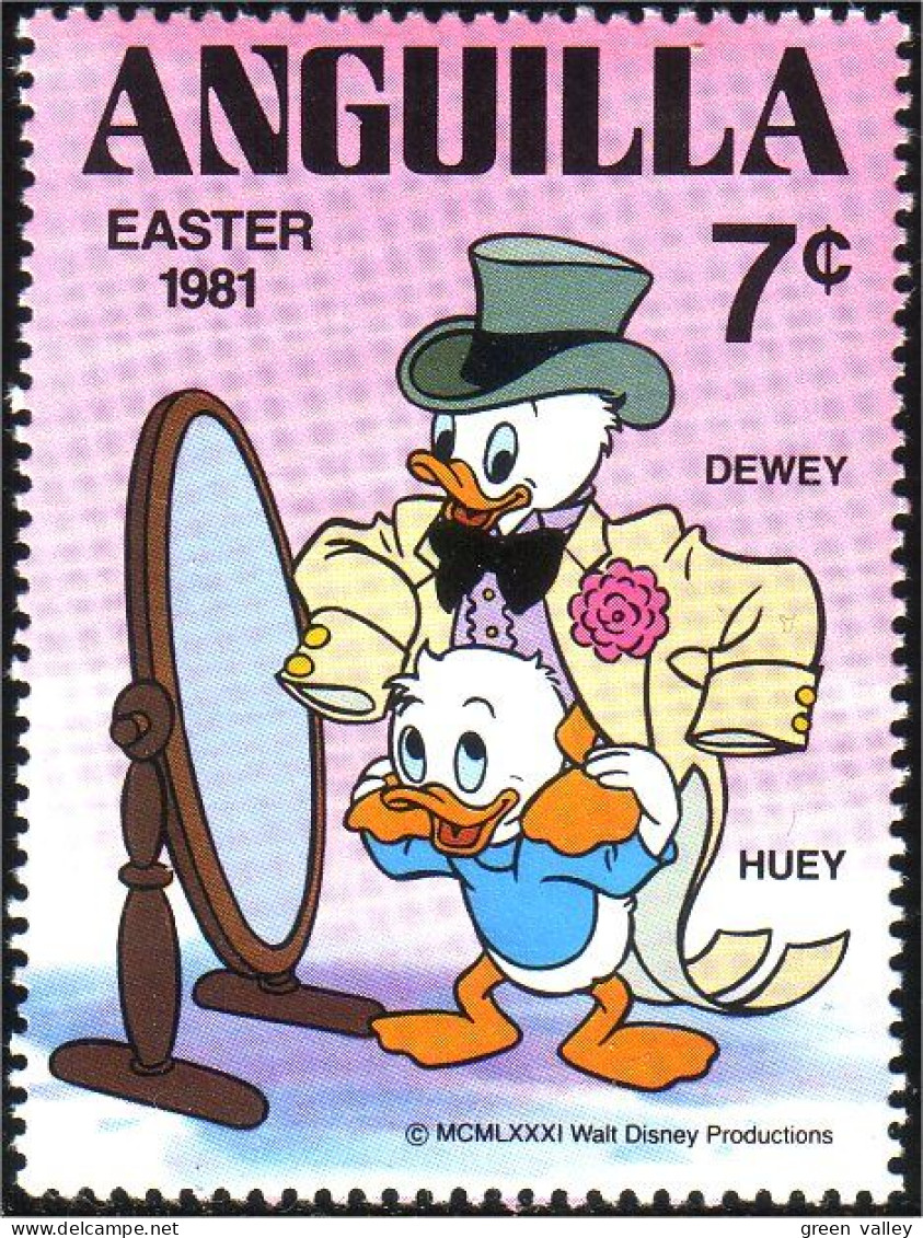 134 Anguilla Disney Dewey Huey Neveux MNH ** Neuf SC (ANG-53a) - Anguilla (1968-...)