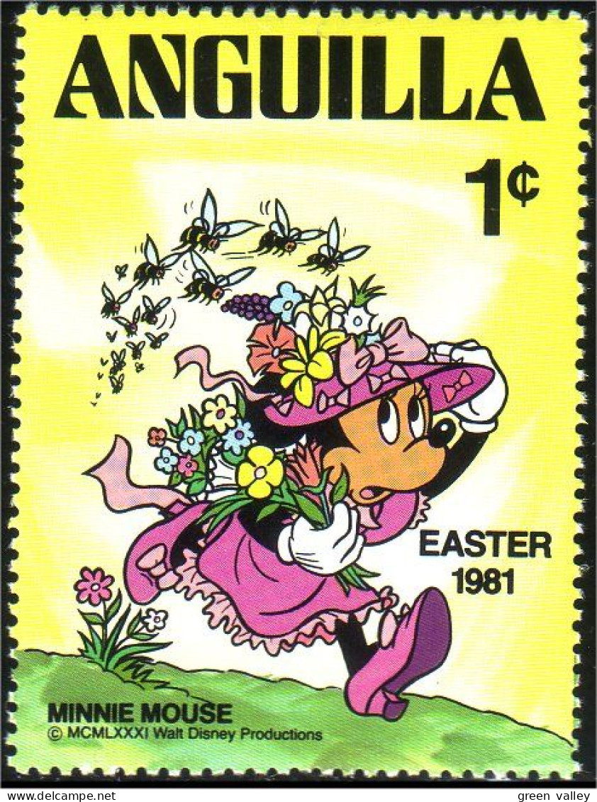 134 Anguilla Disney Minnie Mouse MNH ** Neuf SC (ANG-49a) - Anguilla (1968-...)