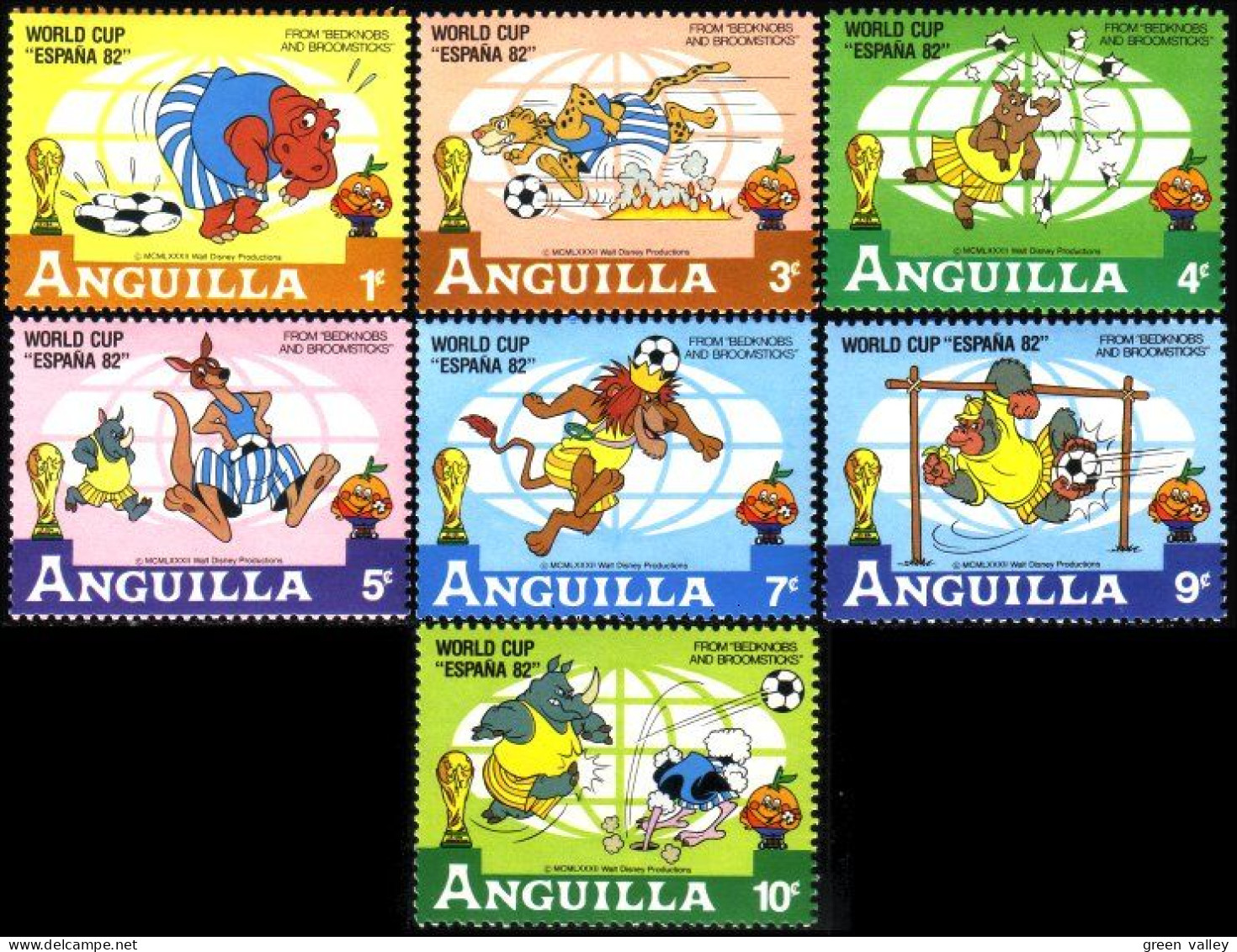 134 Anguilla Disney Soccer Football MNH ** Neuf SC (ANG-25a) - Anguilla (1968-...)