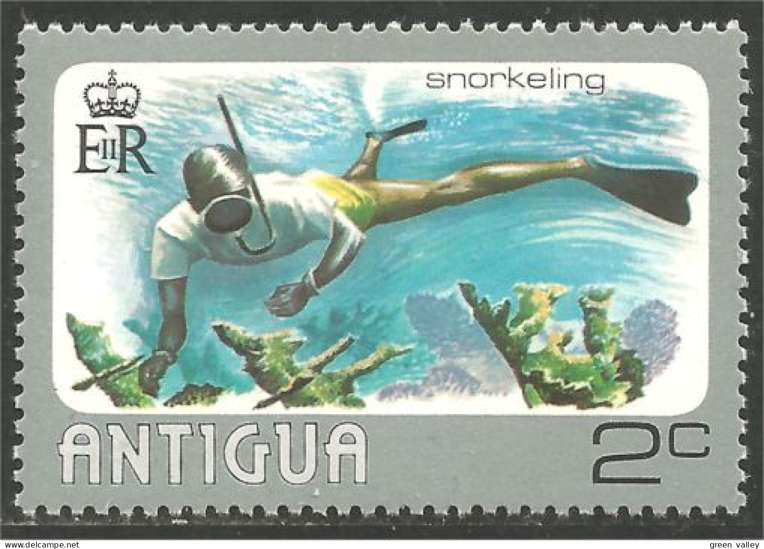 142 Antigua Plongee Scuba Diving MH * Neuf (ANT-129) - Duiken