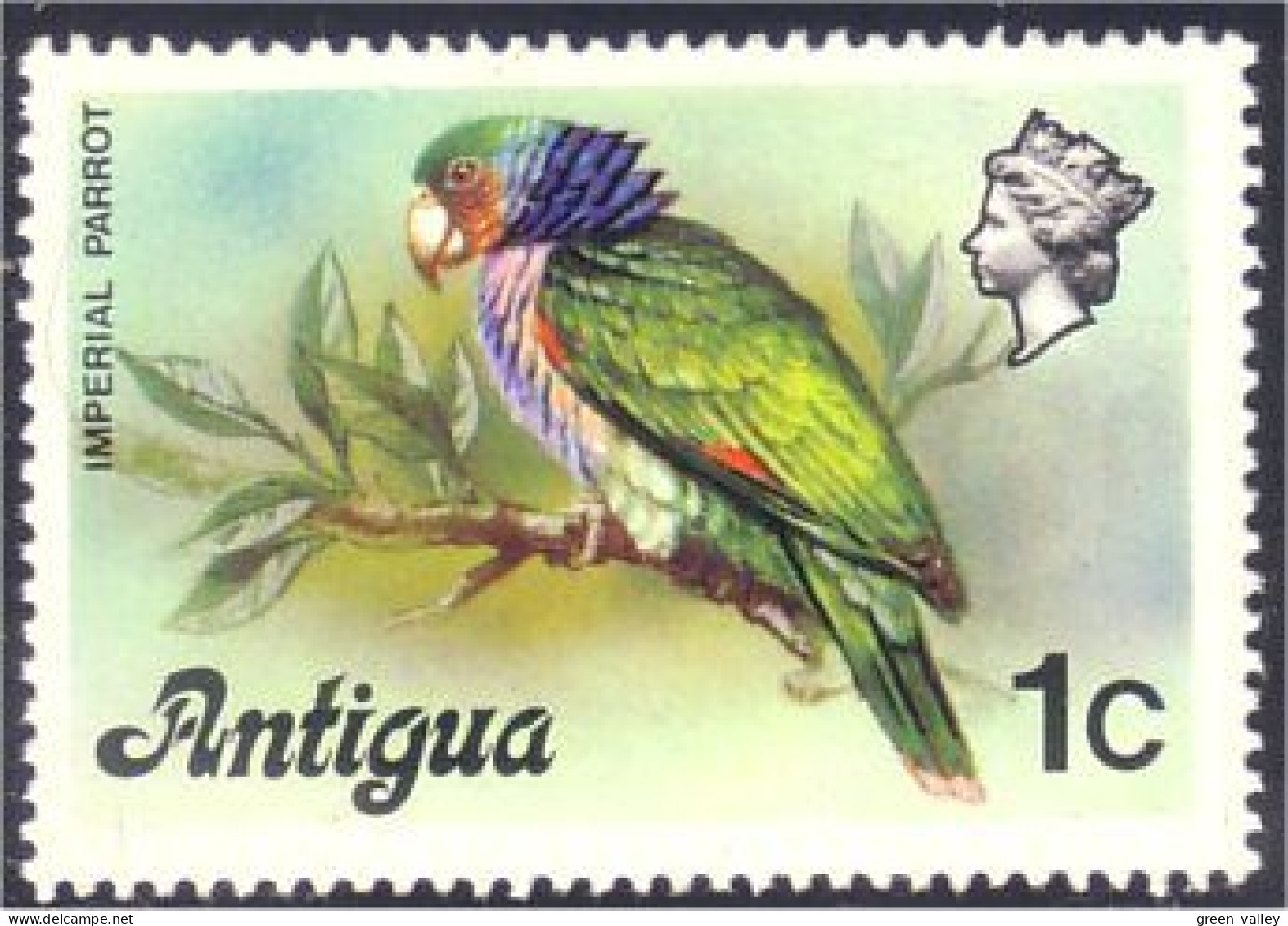 142 Antigua Perroquet Imperial Parrot MNH ** Neuf SC (ANT-100) - Perroquets & Tropicaux