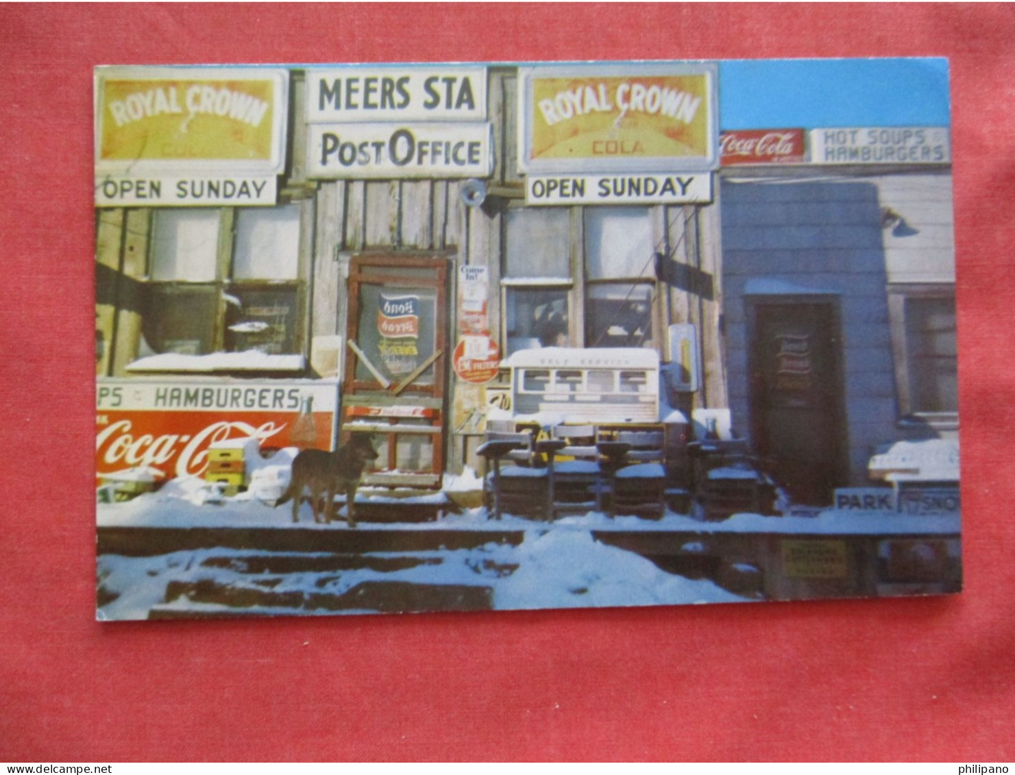 Meers Store & Post Office. Load Of Signs  Meers- Oklahoma       Ref 6342 - Autres & Non Classés