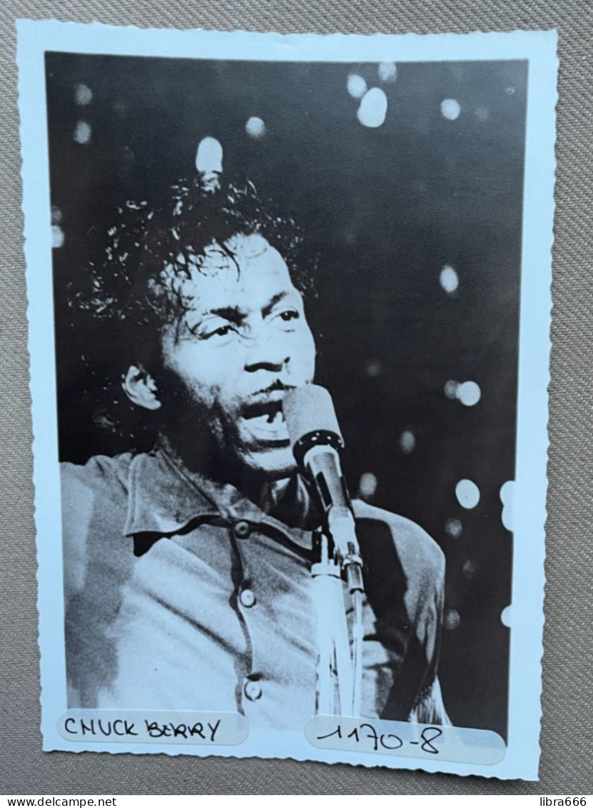 CHUCK BERRY - 14,5 X 10 Cm. (REPRO PHOTO ! - Zie Beschrijving - Voir Description - See Description) ! - Personalidades Famosas