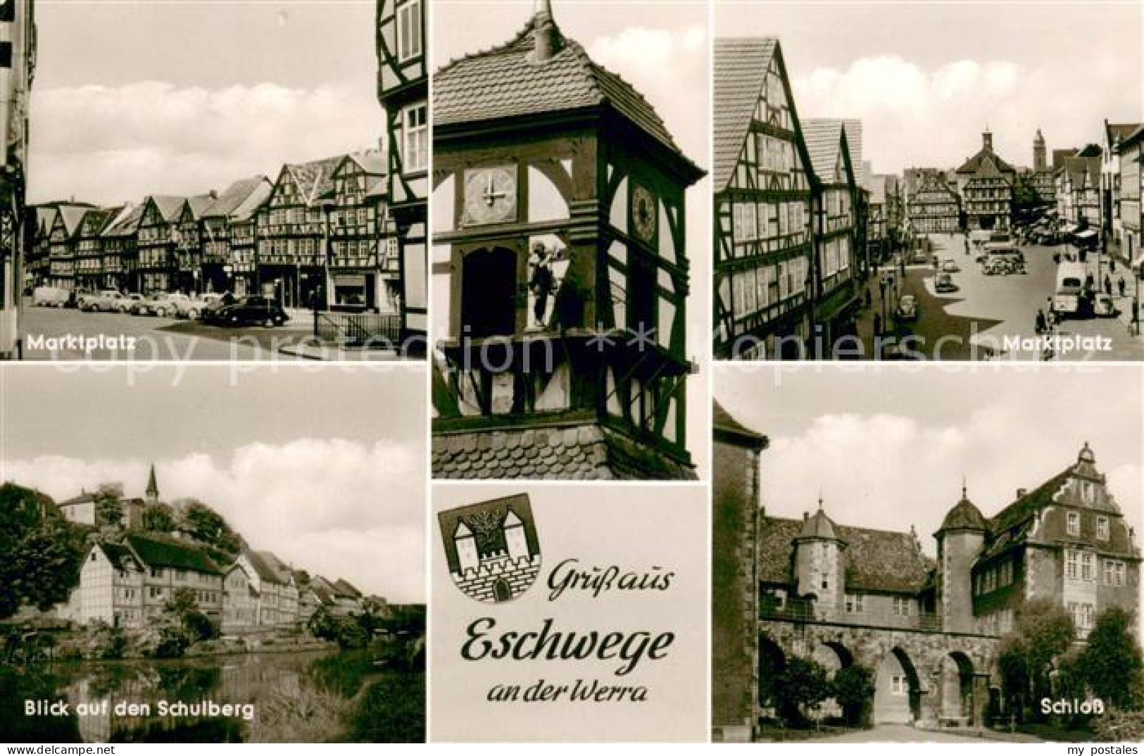 73693168 Eschwege Marktplatz Blick Auf Den Schulberg Schloss Eschwege - Eschwege