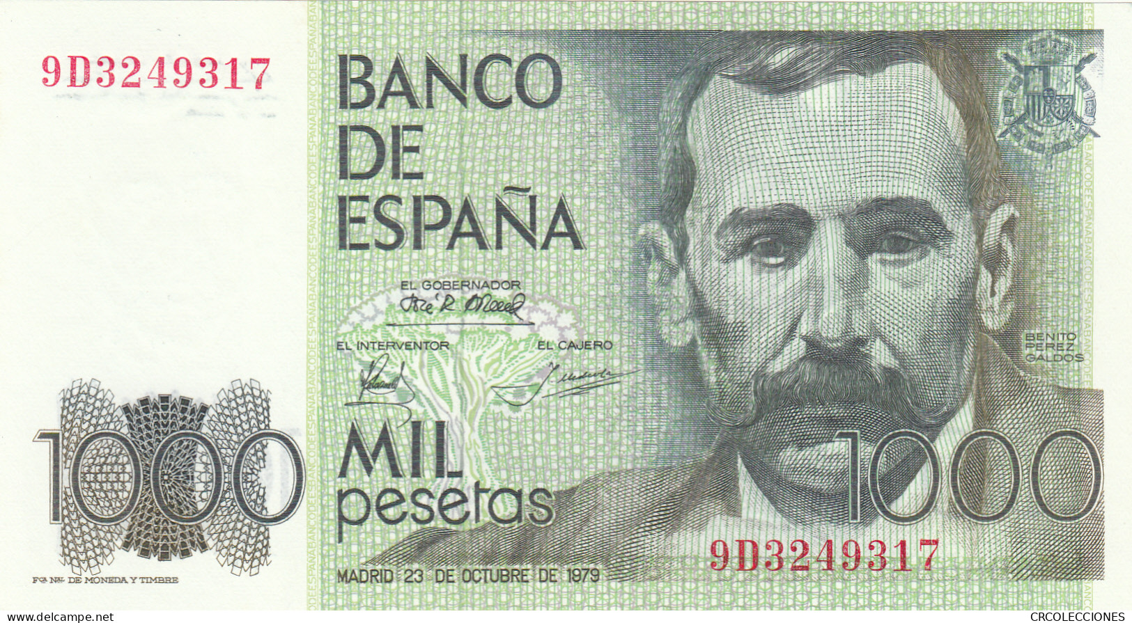 CRBS0984 BILLETE ESPAÑA 1000 PESETAS 1979 SERIE 9D SIN CIRCULAR - [ 4] 1975-… : Juan Carlos I