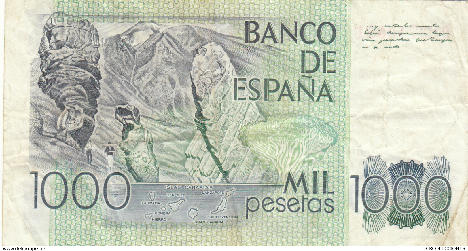 CRBS0985 BILLETE ESPAÑA 1000 PESETAS 1979 SERIE 9E BC - [ 4] 1975-… : Juan Carlos I