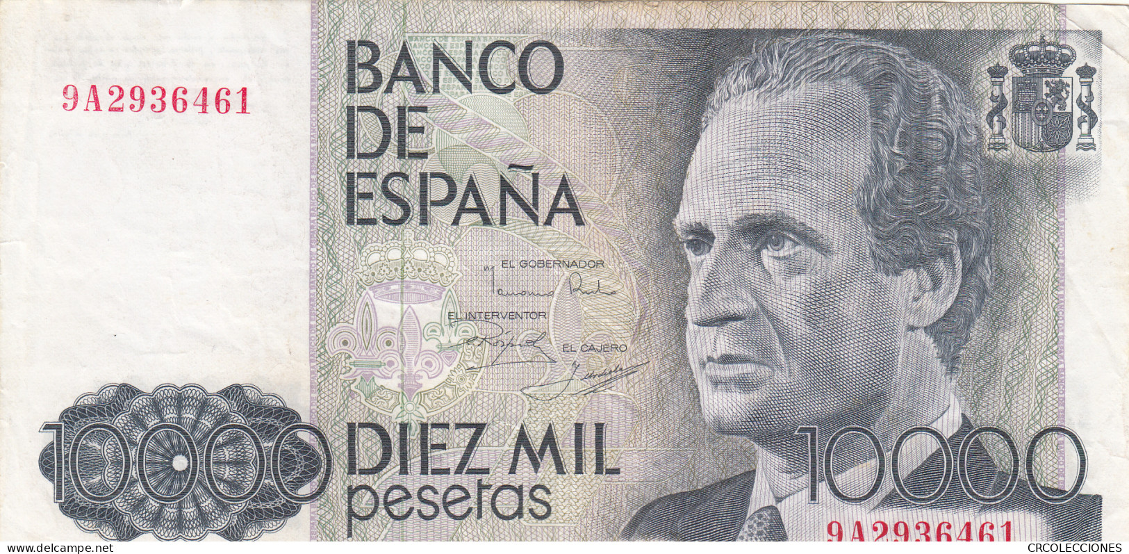 CRBS0979 BILLETE ESPAÑA 10000 PESETAS 1985 SERIE 9A BC - [ 4] 1975-… : Juan Carlos I