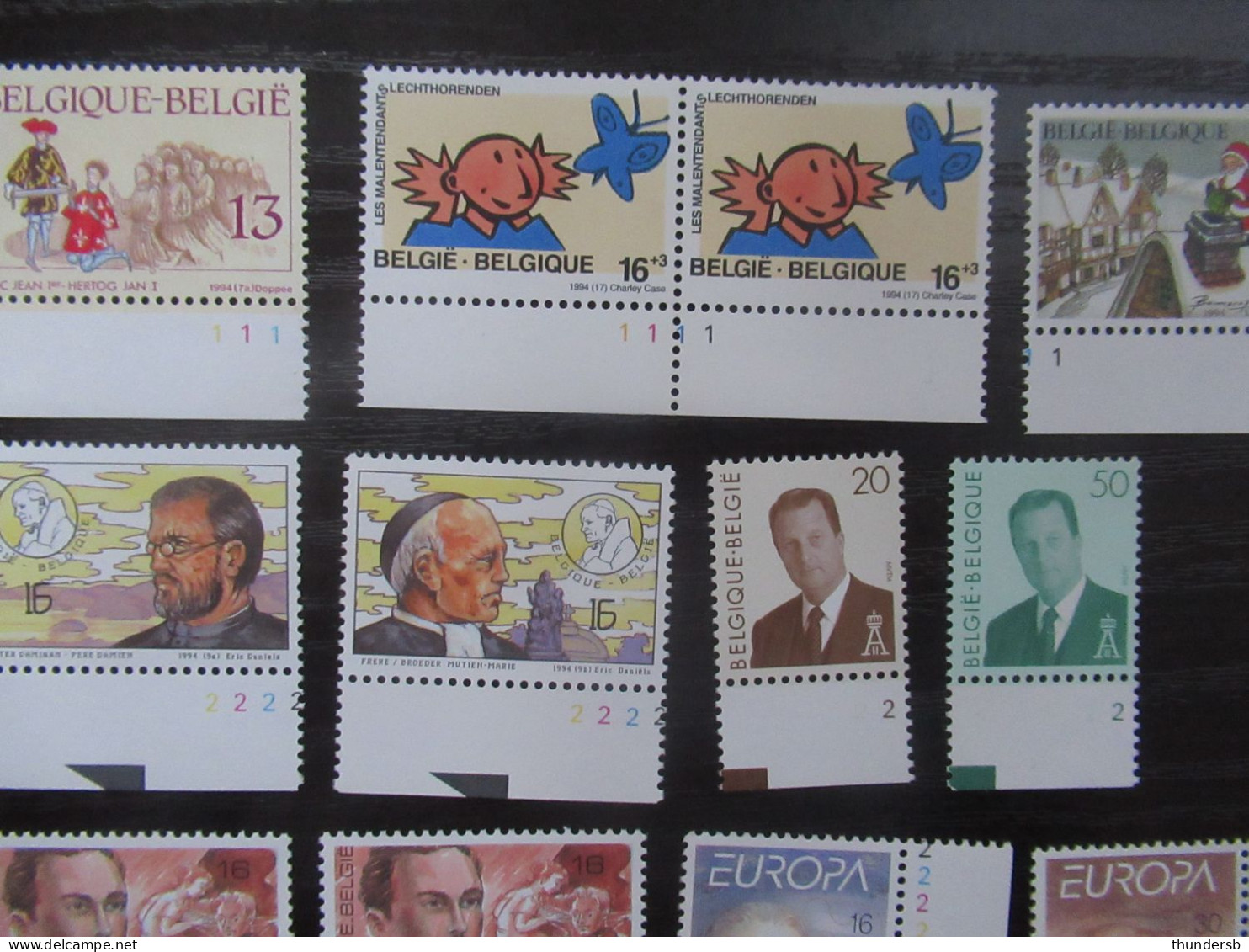 Mooi Lot Plaatnummers Uit 1994 - Postfris ** - Face Value: 9,47 Euro - 1991-2000