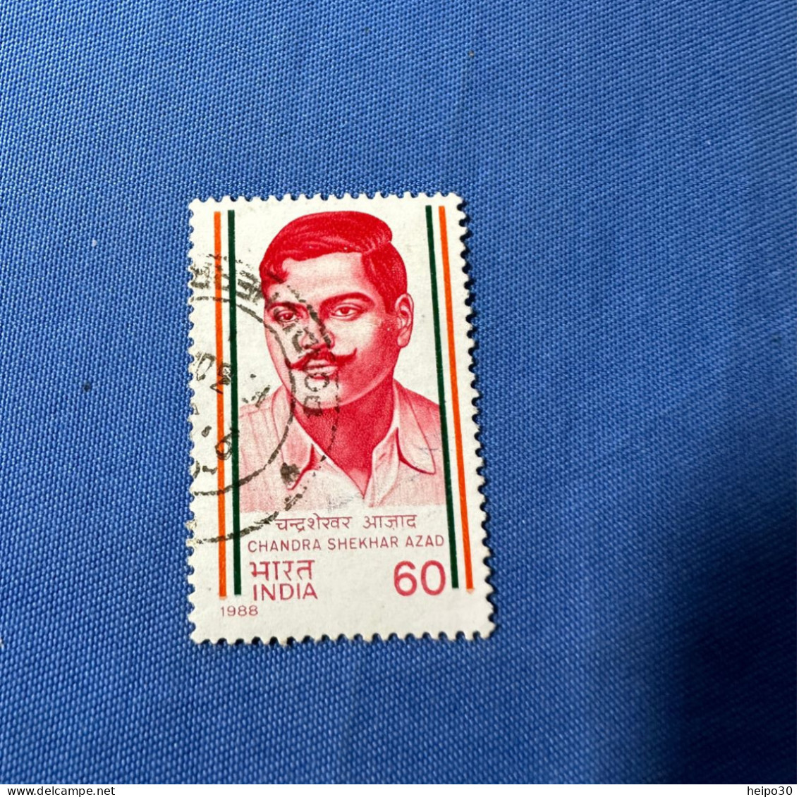 India 1988 Michel 1147 Chandra Shakhar Azad - Used Stamps