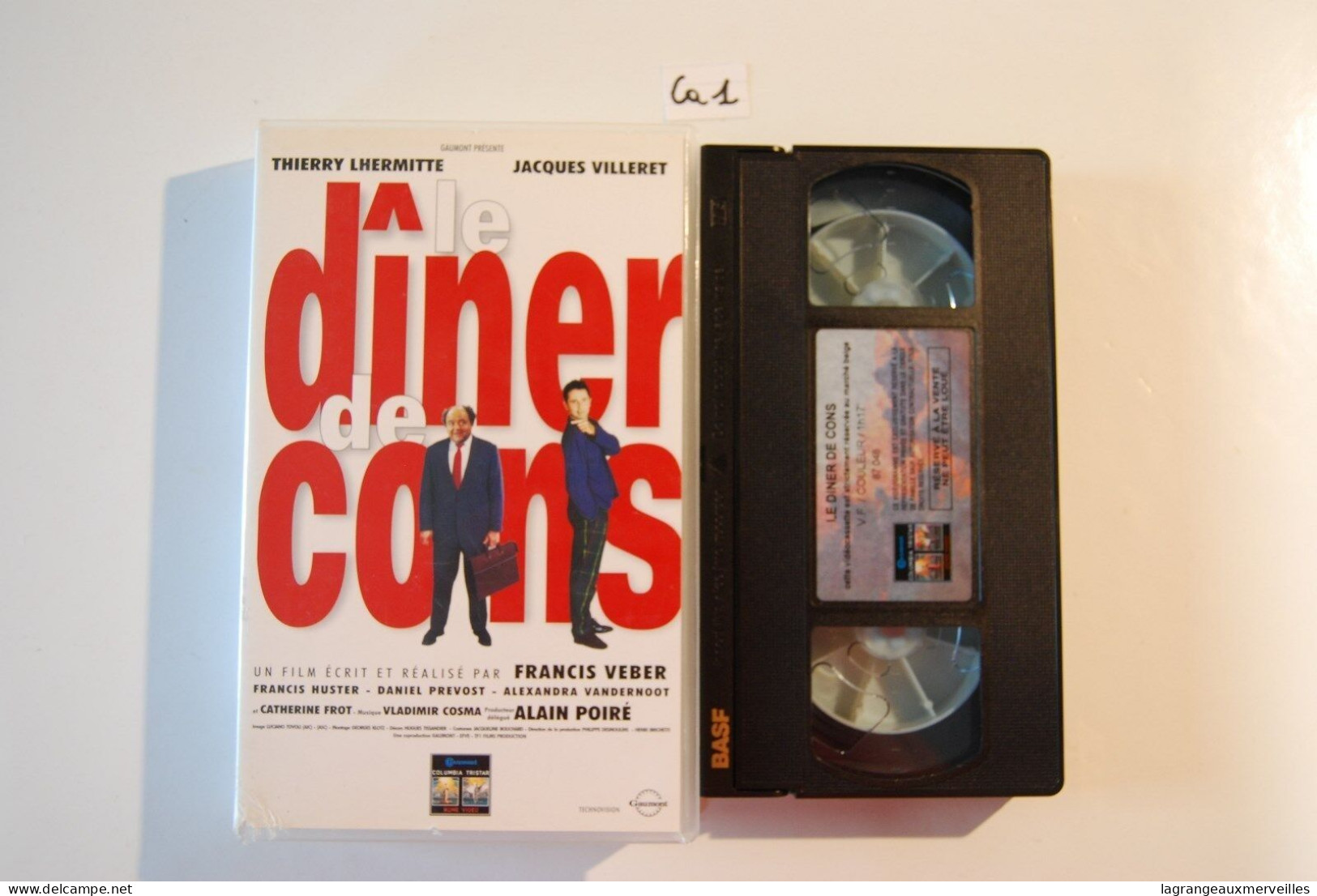 CA1 Cassette Vidéo VHS LE DINER DE CONS - Cómedia