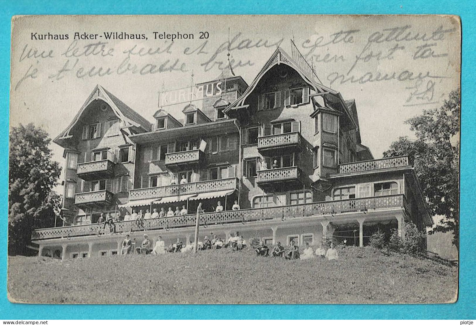 * Wildhaus (Sankt Gallen - Suisse - Schweiz) * (W. Schlaepfer Phot Männedorf U. Stäfa) Kurhaus Acker, Hotel, TOP - Wildhaus-Alt Sankt Johann