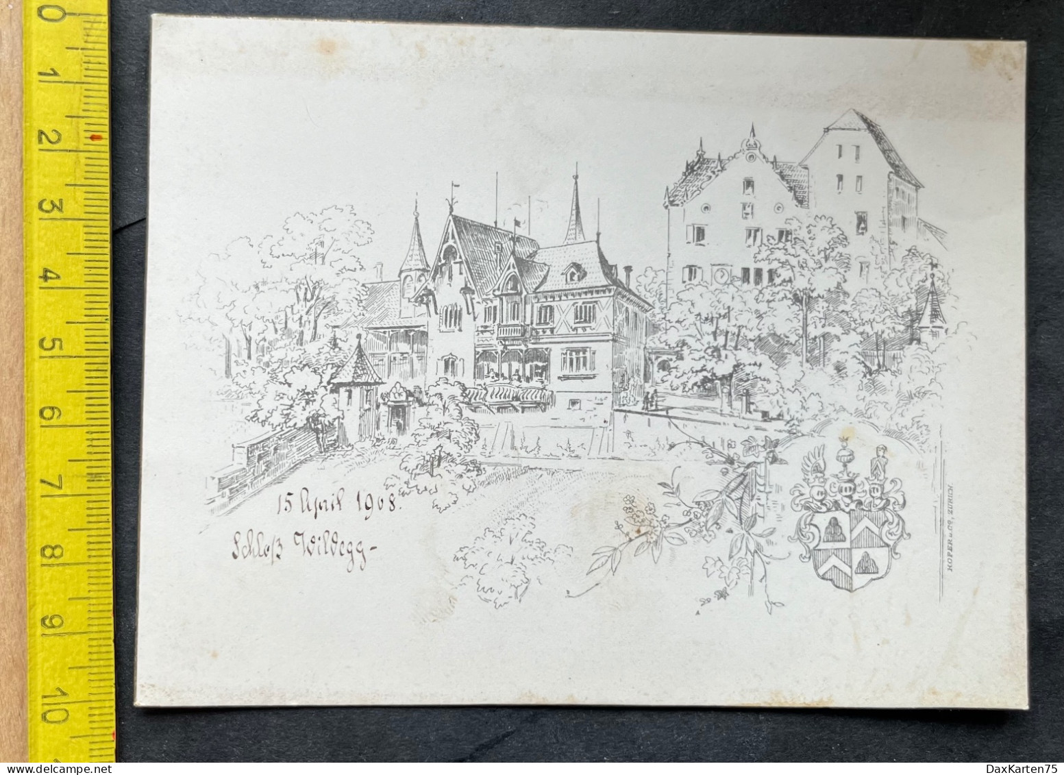 Schloss Wildegg Aargau/ Künstler Koper Und Co/ 1909 - Dibujos