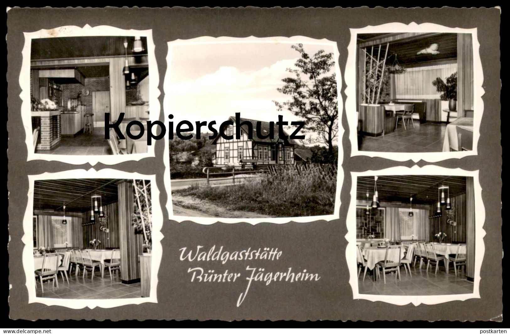 ÄLTERE POSTKARTE WALDGASTSTÄTTE BÜNTER JÄGERHEIM BAD SALZDETFURTH INHABER AUGUST KLINGENHAGEN Ansichtskarte Cpa Postcard - Bad Salzdetfurth