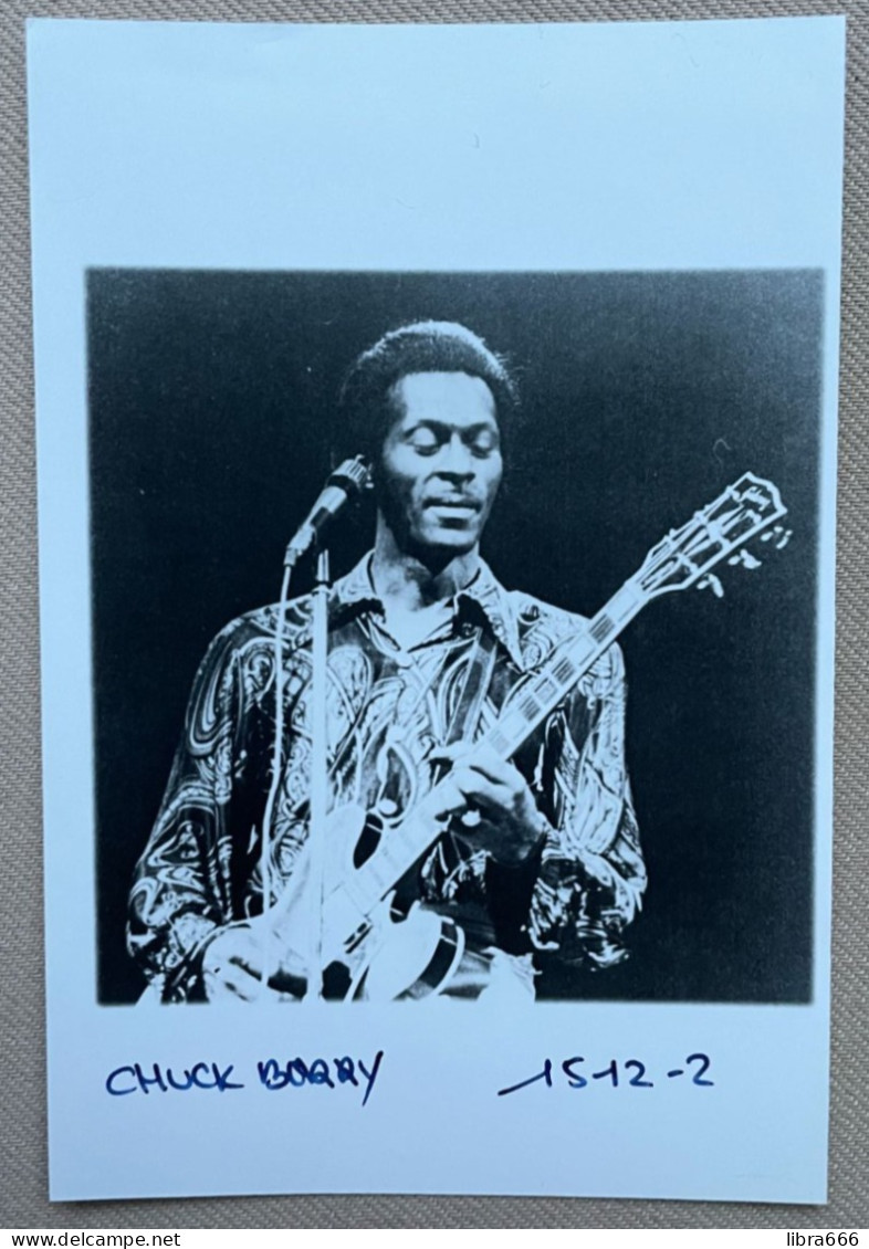 CHUCK BERRY - 15 X 10 Cm. (REPRO PHOTO ! - Zie Beschrijving - Voir Description - See Description) ! - Beroemde Personen