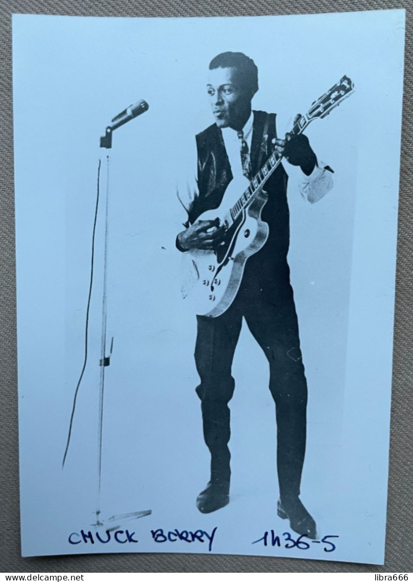 CHUCK BERRY - 15 X 10 Cm. (REPRO PHOTO ! - Zie Beschrijving - Voir Description - See Description) ! - Personalidades Famosas