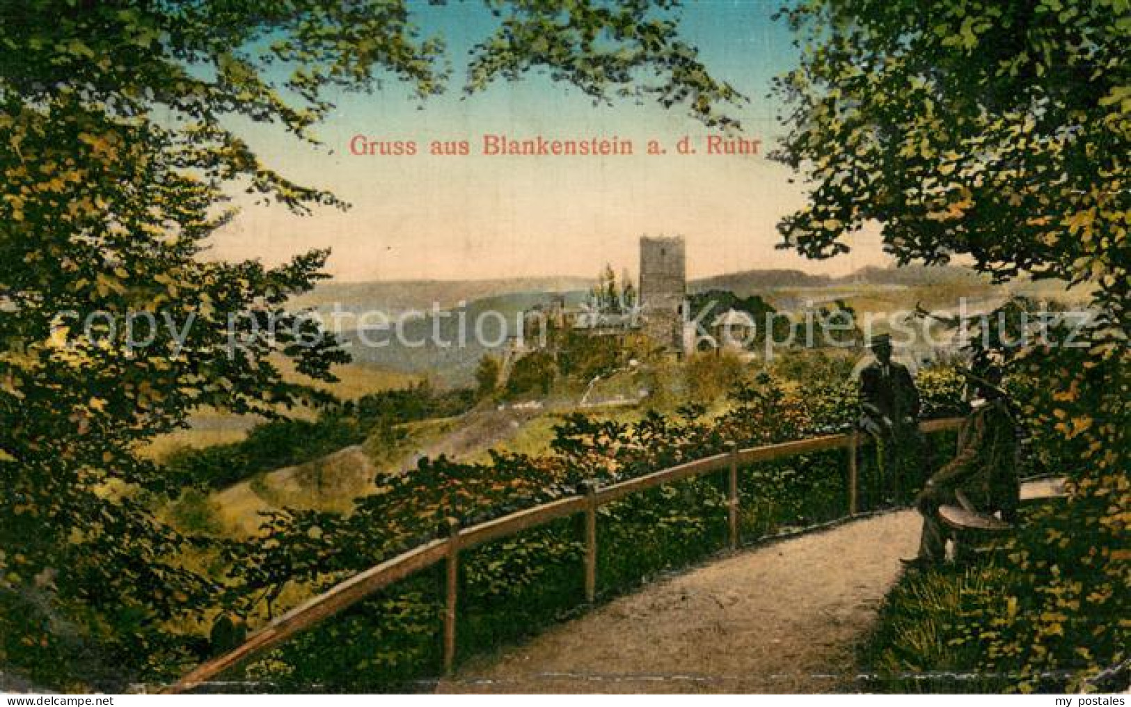 73692857 Blankenstein Ruhr Blick Auf Die Burg Blankenstein Ruhr - Hattingen