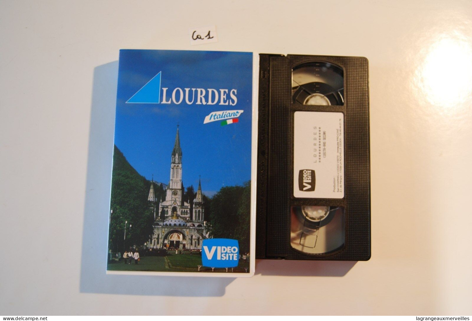 CA1 Cassette Vidéo VHS LOURDES VISITE OFFICIELLE - Reizen