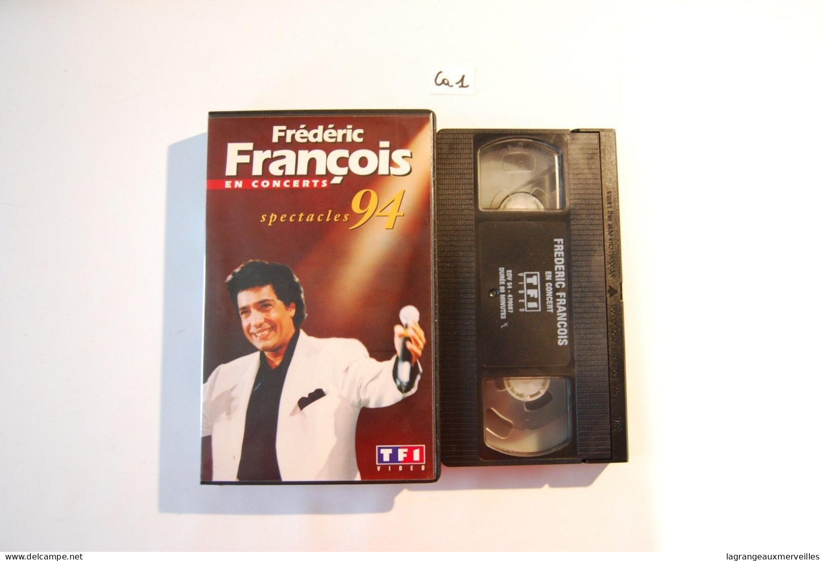 CA1 K7 VHS Frederic François Spectacles 1994 - Conciertos Y Música