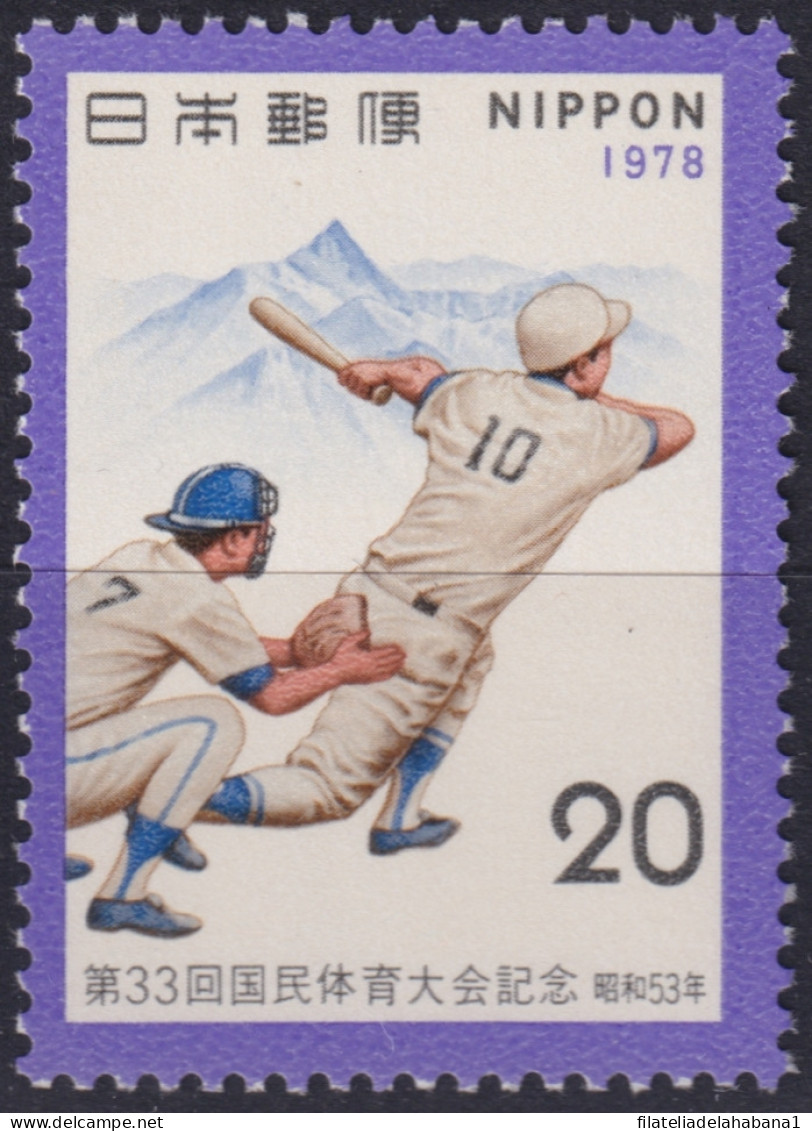 F-EX48250 JAPAN NIPPON MNH 1978 BASEBALL BEISBOL.  - Base-Ball