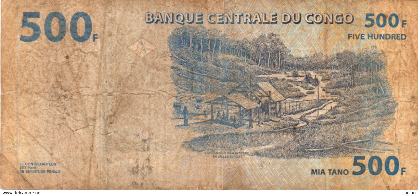 CONGO DEMOCRATIC REPUBLIC 500 FRANCS 2002 P-96 A.1 - Repubblica Democratica Del Congo & Zaire